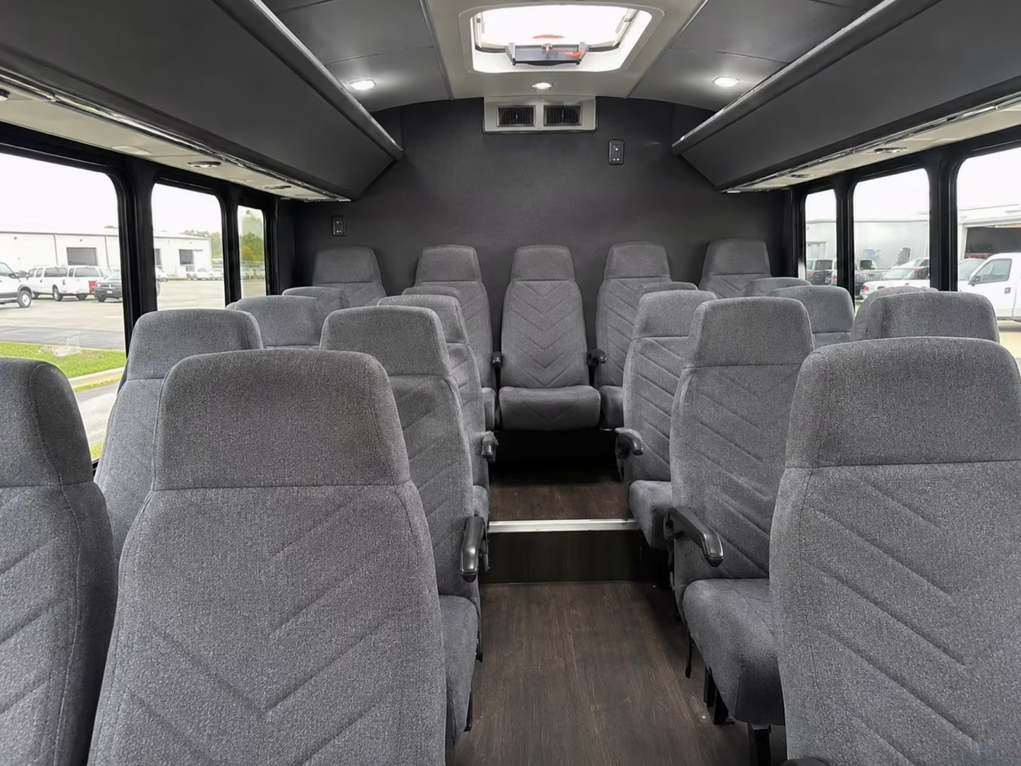 15 passenger minibus interior