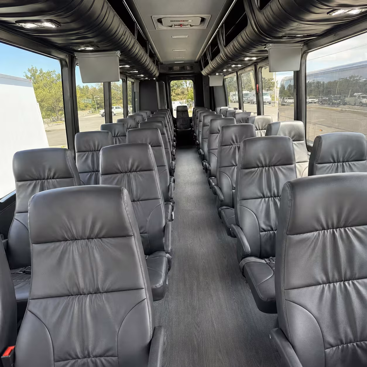 25 passenger minibus interior