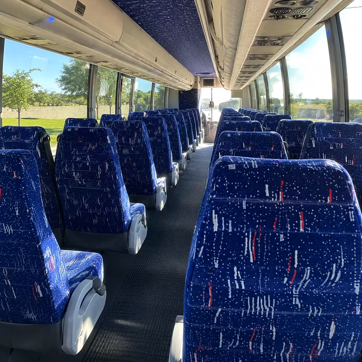 rosemead charter bus interior gallery